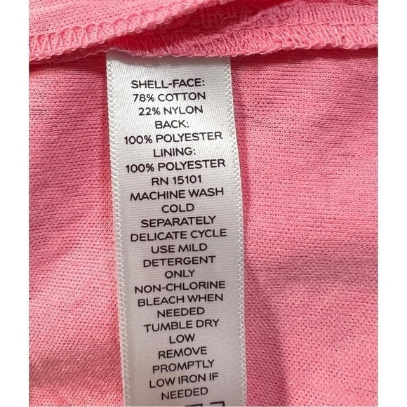 Susan Graver Sz S Pink Textured Lace Zip Up Longline Jacket Spring Easter Womens - Picture 7 of 7